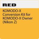Kit de conversion Komodo-X du cinéma rouge pour le propriétaire de Komodo-X (Nikon Z)