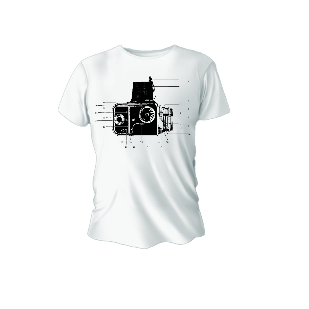 EP short sleeve cotton T-shirt with Hasselblad  - White - Size L