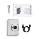 Fujifilm Instax Mini LiPlay Hybrid instant caméra et imprimante de smartphone - Misty White