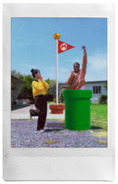 FUJIFILM INSTAX MINI Link 3 With "? Block" Design Silicone Case