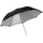 Westcott Convertible Compact Poldable Umbrella - Satin blanc optique avec couvercle noir amovible (43 ")