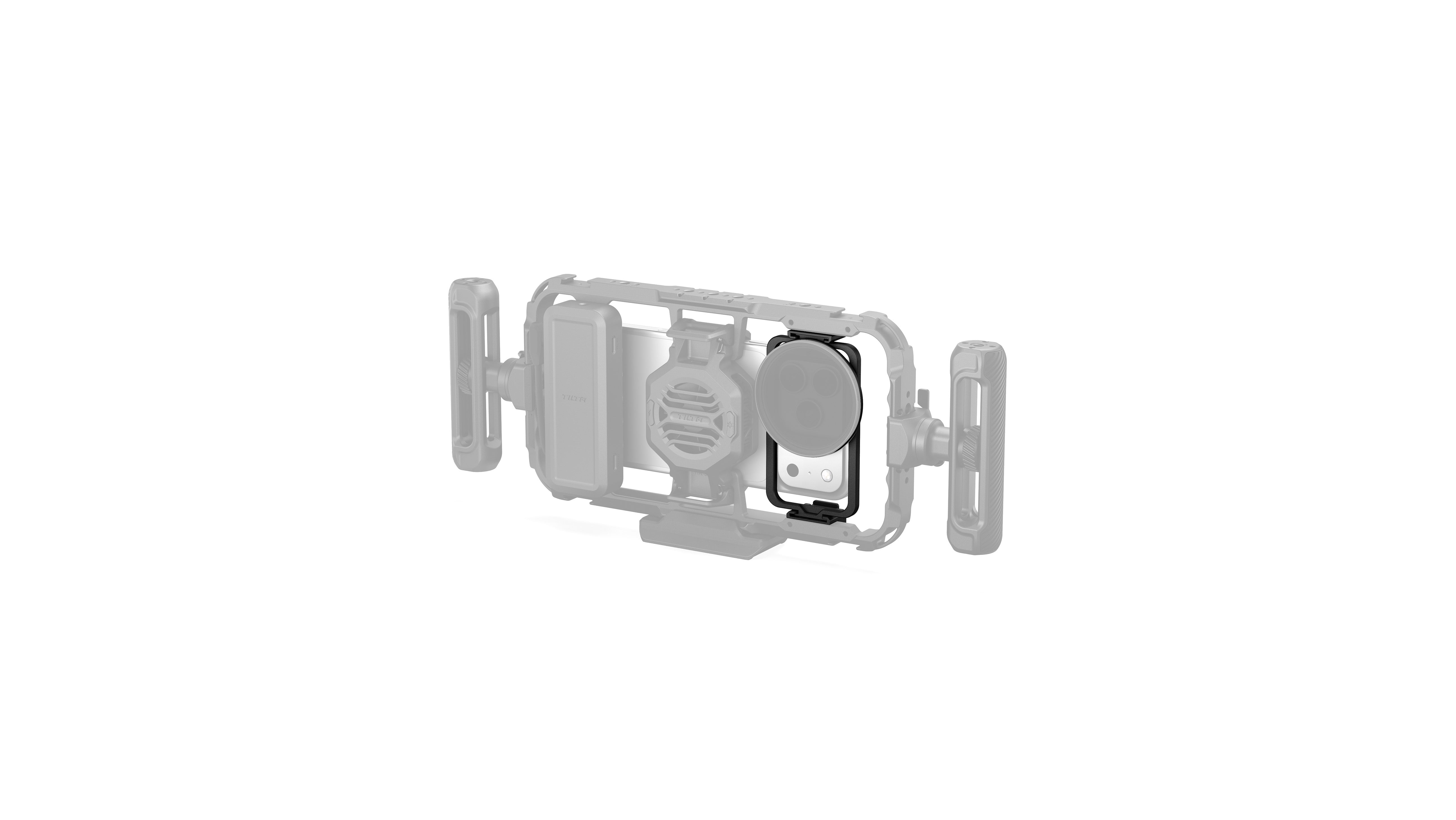 Tilta Khronos Magnetic 58mm Filter Tray Holder for Universal Smartphone Case - Space Gray