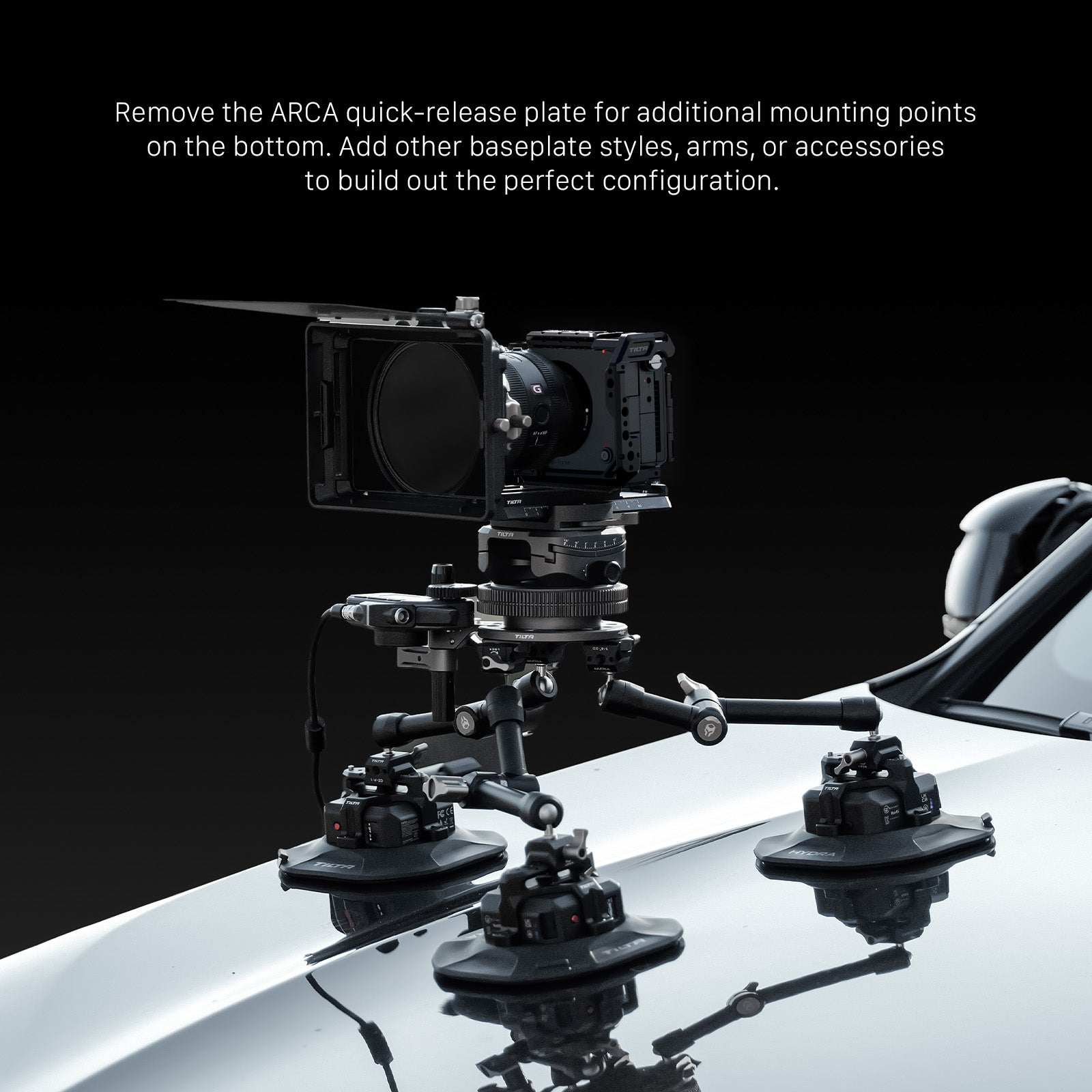 Tilta Camera Cage for Sony FX5 Power Kit - Black