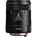 Pentax hd pentax-d FA macro 100 mm f / 2,8 ed aw (Noir)