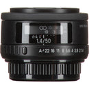 Pentax smc pentax-fa 50 mm f / 1,4 classique Objectif