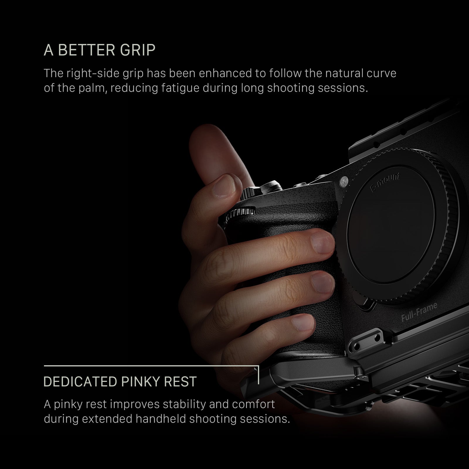 Tilta Camera Cage for Sony FX5 Power Kit - Black