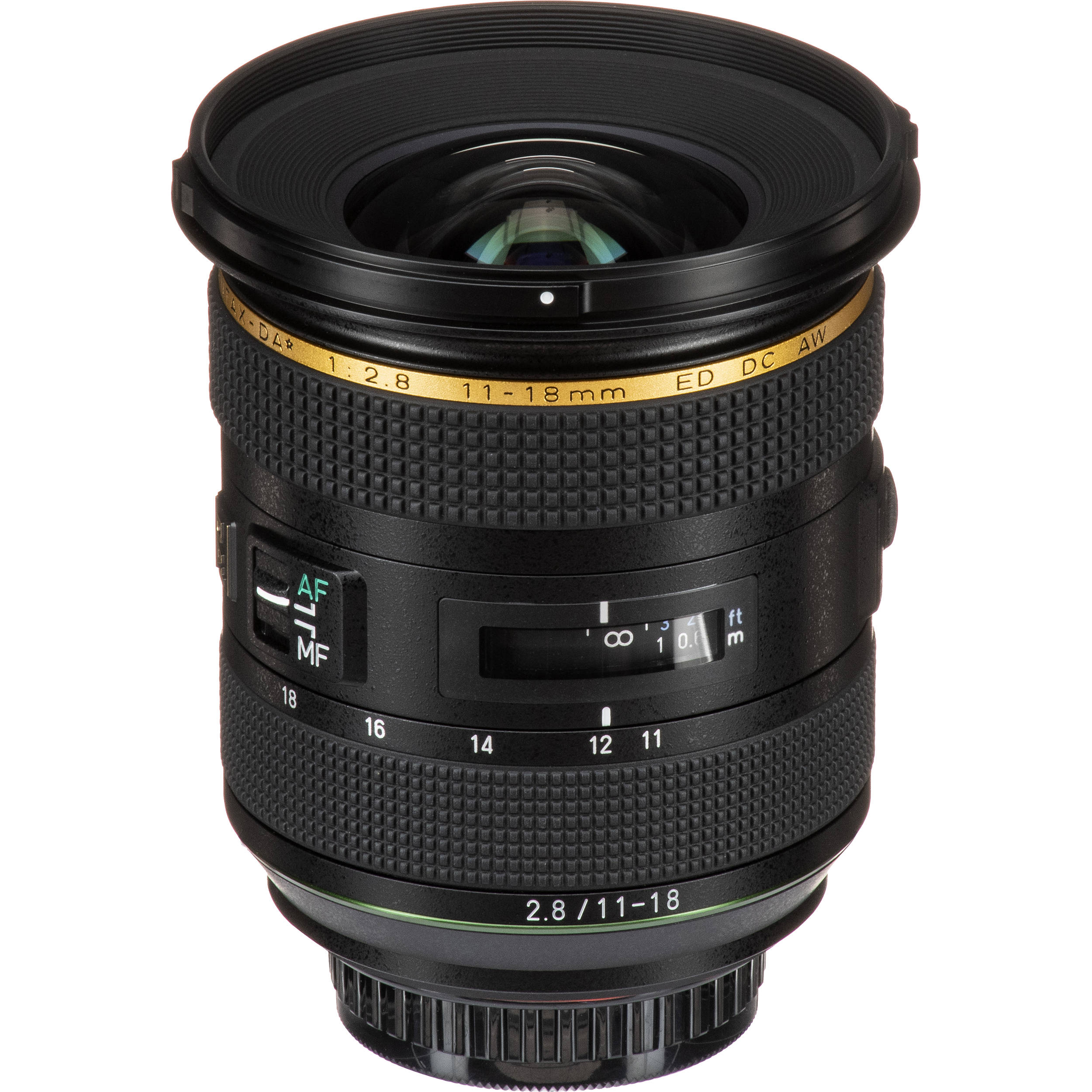 Pentax hd pentax da * 11-18mm f / 2.8 ed dc aw Objectif