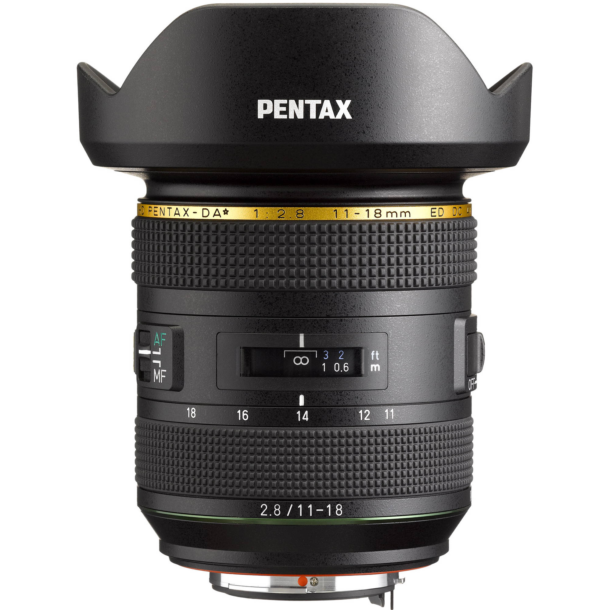 Pentax hd pentax da * 11-18mm f / 2.8 ed dc aw Objectif