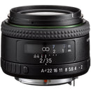 Pentax HD Pentax-Fa 35 mm f / 2 Objectif