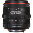 Pentax HD Pentax da 20-40 mm f / 2,8-4 ed limité DC WR Objectif (Noir)