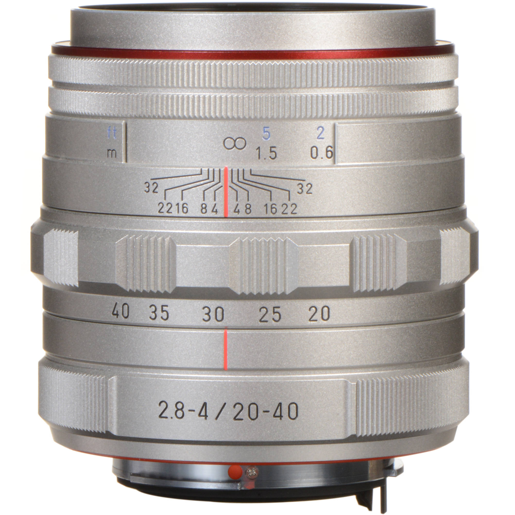 Pentax HD Pentax DA 20-40mm f/2.8-4 ED Limited DC WR Lens (Silver)