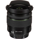 Pentax hd da fisheye 10-17mm f / 3,5-4,5 ed Objectif