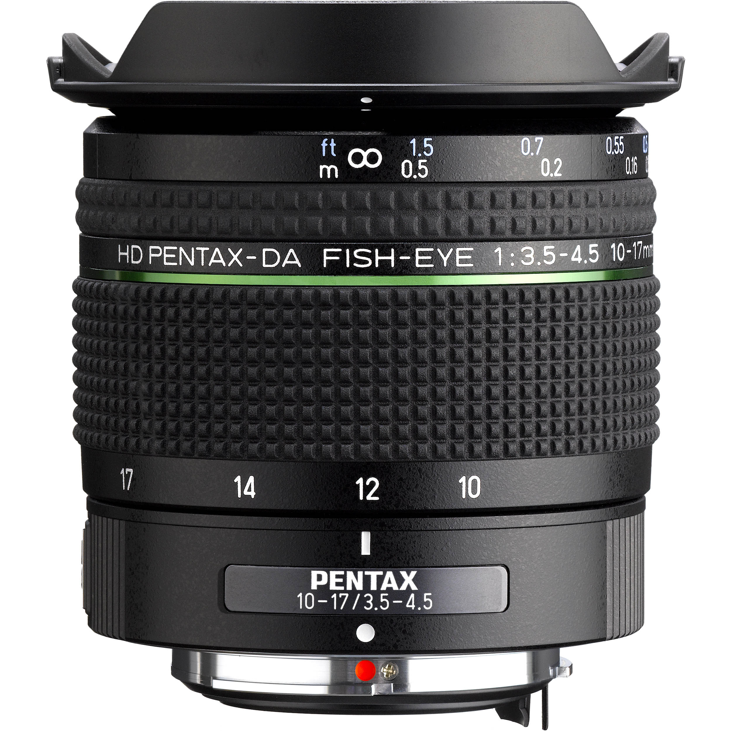 Pentax hd da fisheye 10-17mm f / 3,5-4,5 ed Objectif