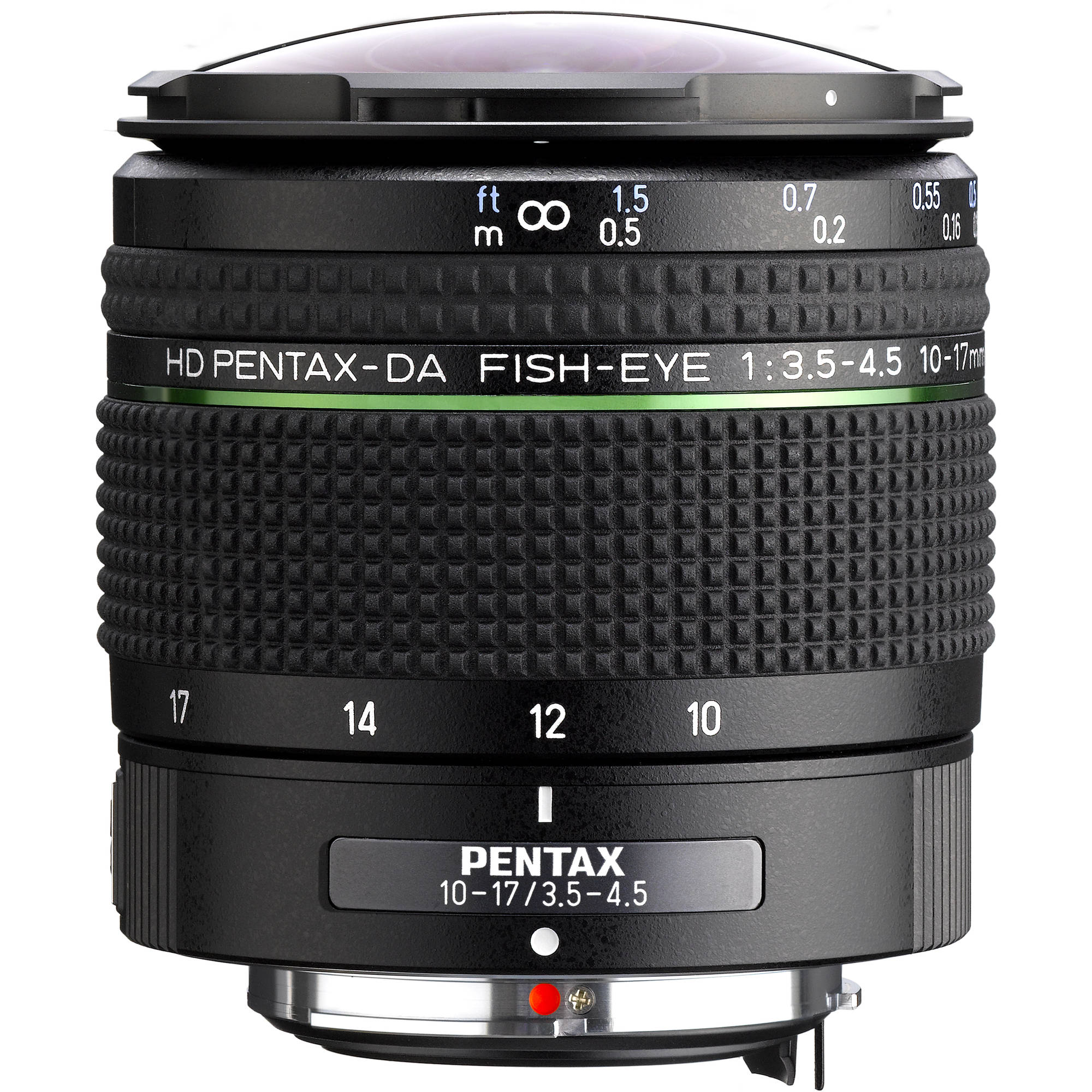 Pentax hd da fisheye 10-17mm f / 3,5-4,5 ed Objectif