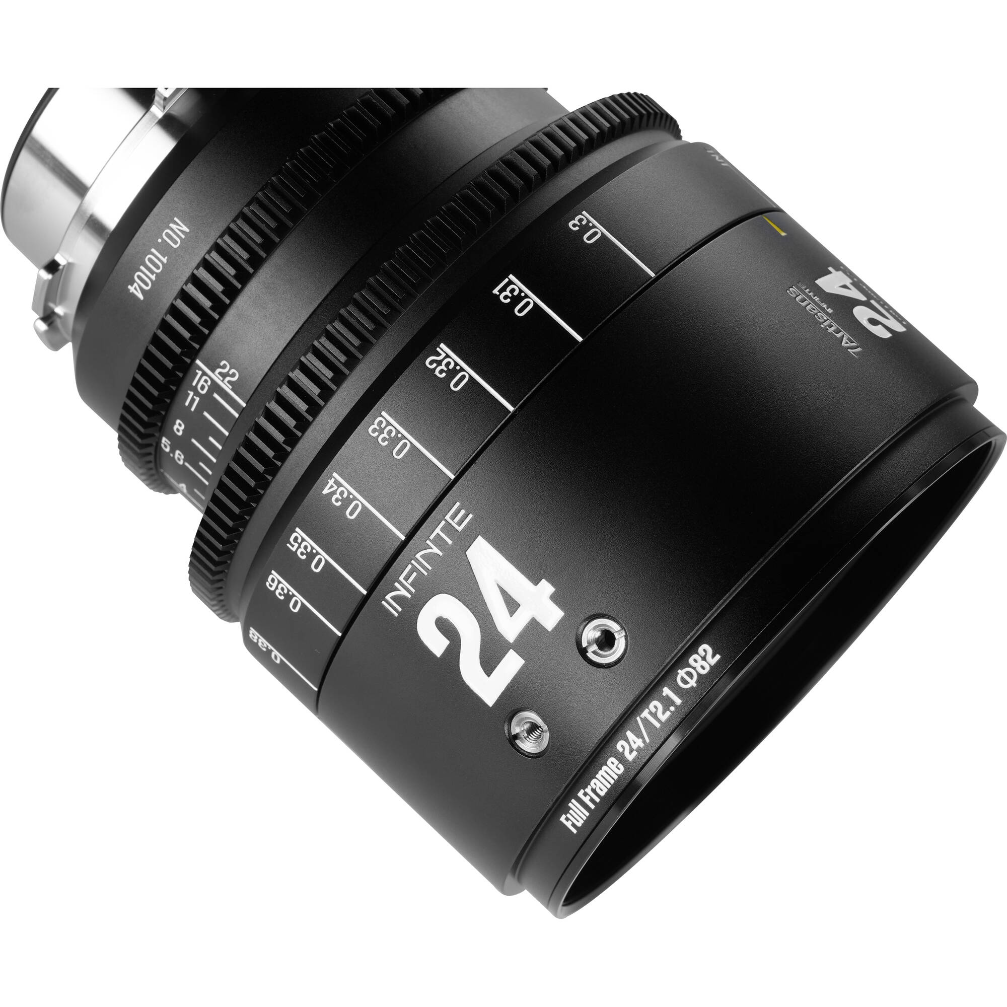 7Artisans INFINTE 24mm T2.1 Ciné Objectif (ARRI PL, Noir)