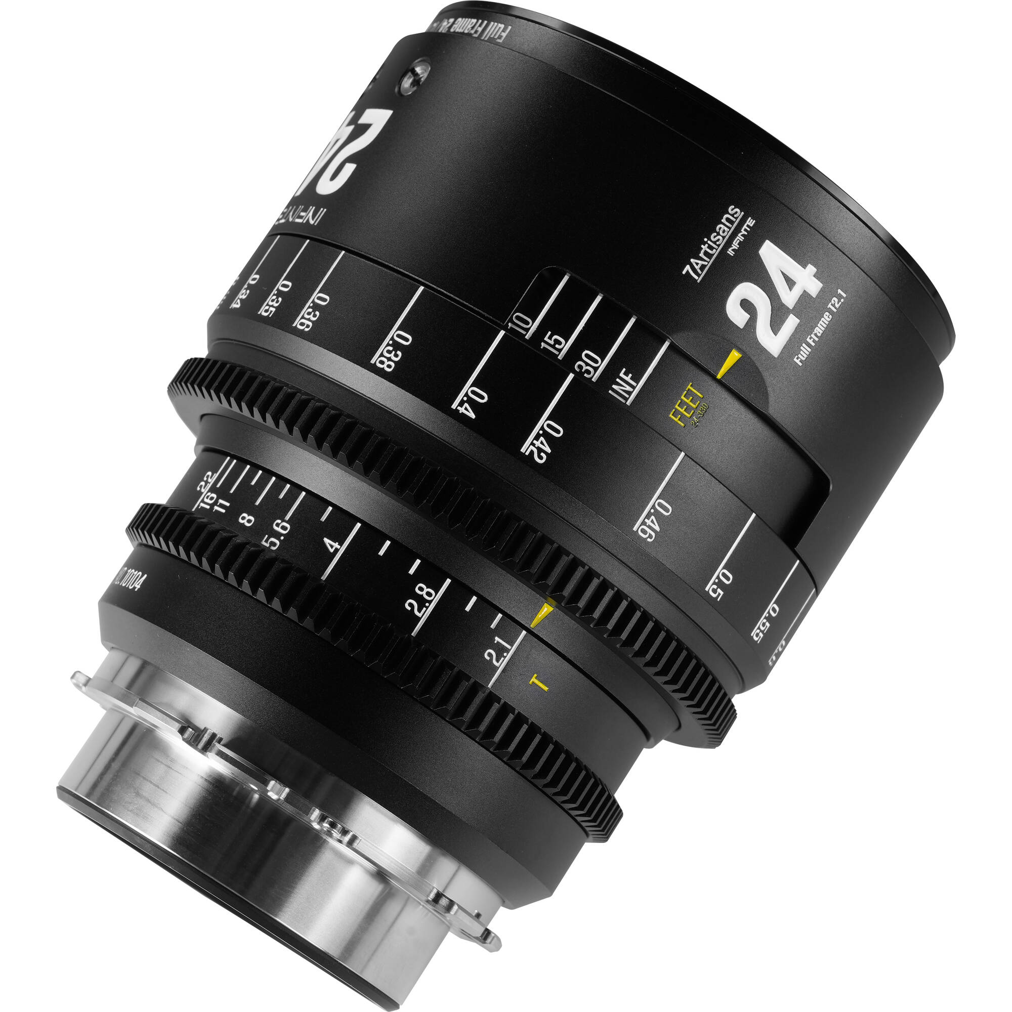 7Artisans INFINTE 24mm T2.1 Ciné Objectif (ARRI PL, Noir)