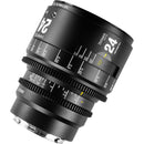 7Artisans INFINTE 24mm T2.1 Ciné Objectif (ARRI PL, Noir)