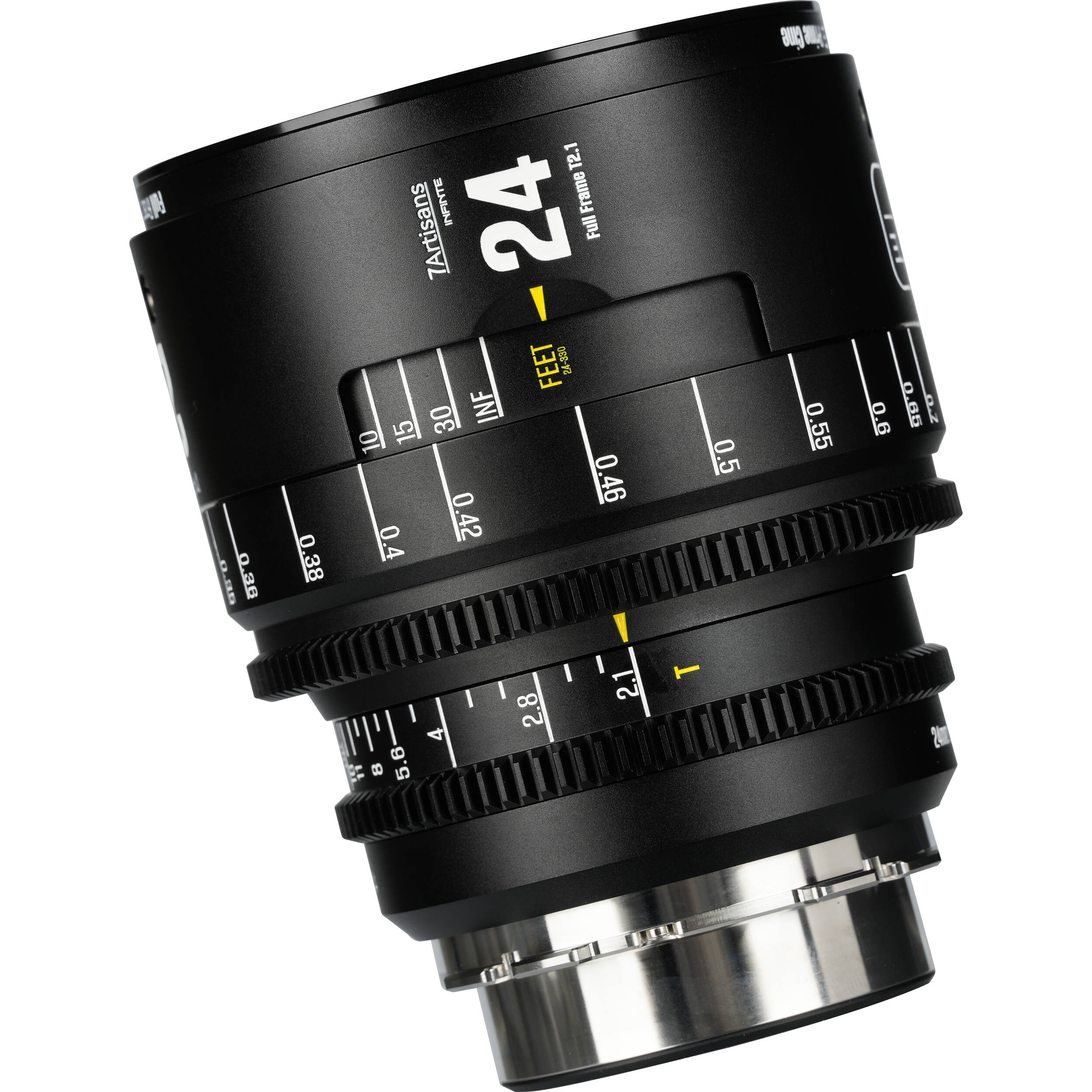 7Artisans INFINTE 24mm T2.1 Ciné Objectif (ARRI PL, Noir)