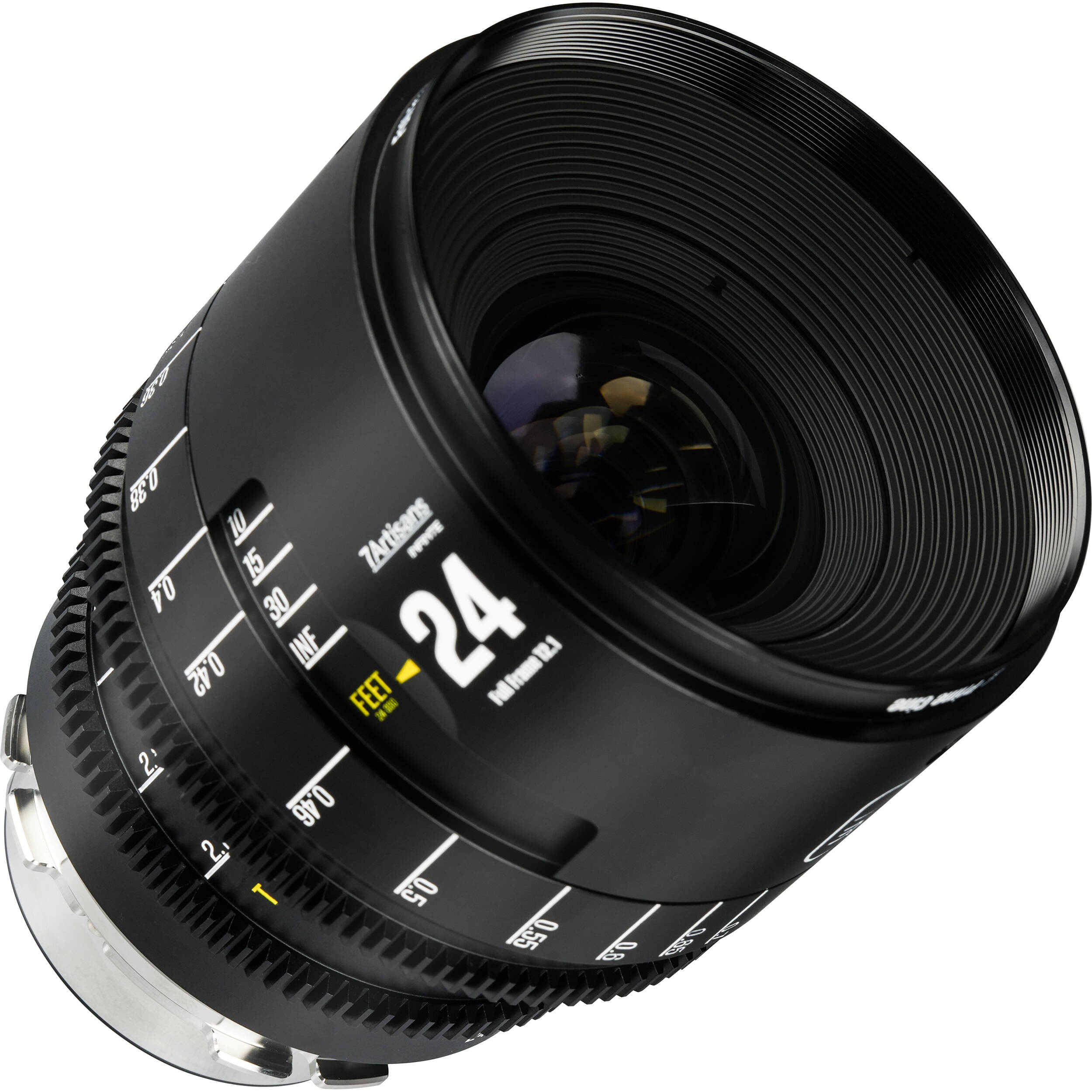 7Artisans INFINTE 24mm T2.1 Ciné Objectif (ARRI PL, Noir)