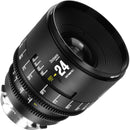 7Artisans INFINTE 24mm T2.1 Ciné Objectif (ARRI PL, Noir)
