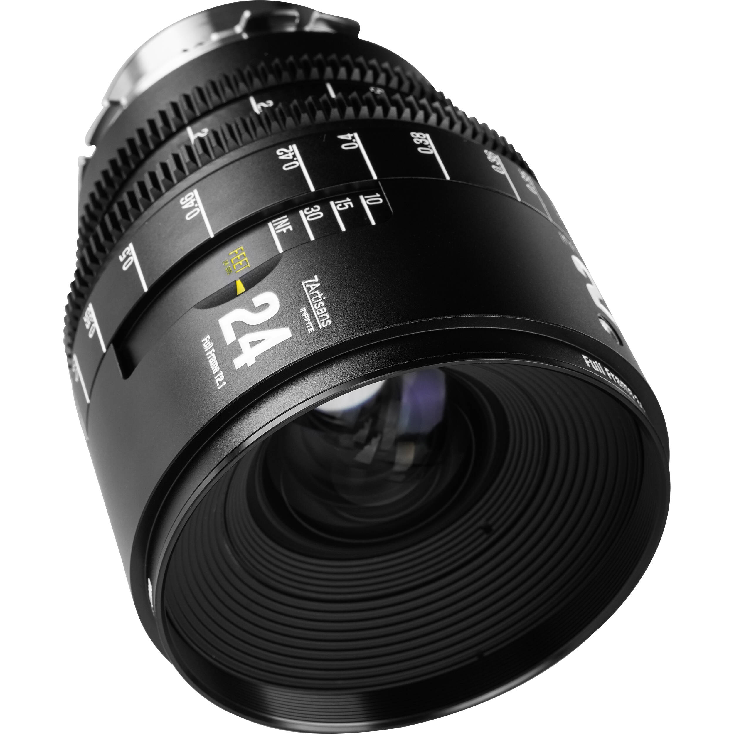 7Artisans INFINTE 24mm T2.1 Ciné Objectif (ARRI PL, Noir)
