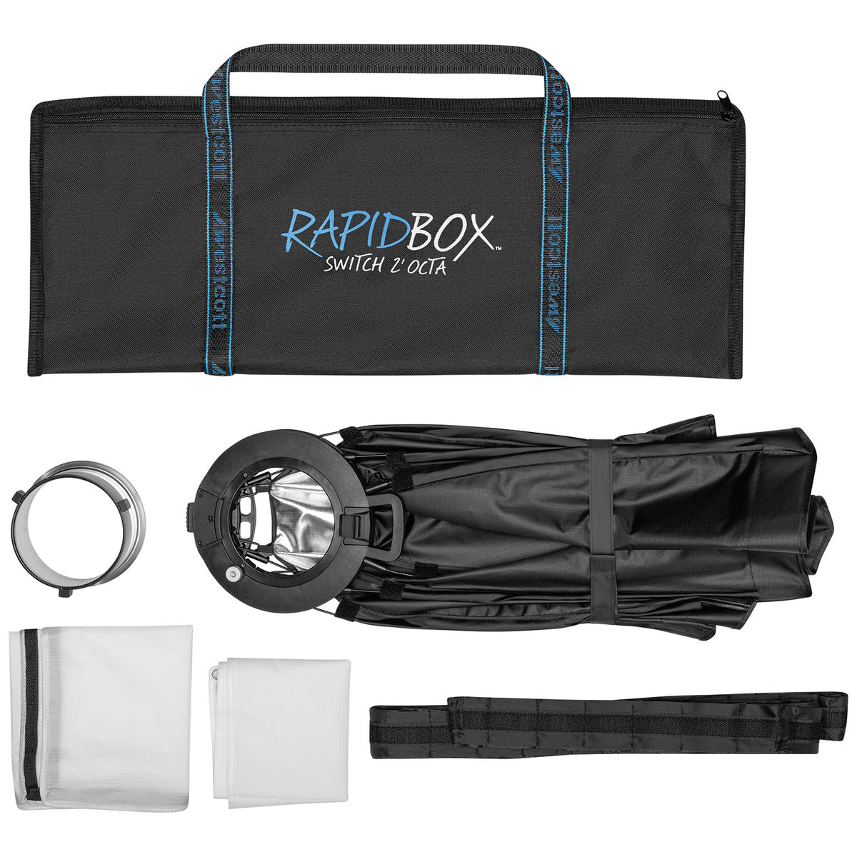 Westcott Rapid Box Switch 2' Octa Fold-Flat Softbox & Grid