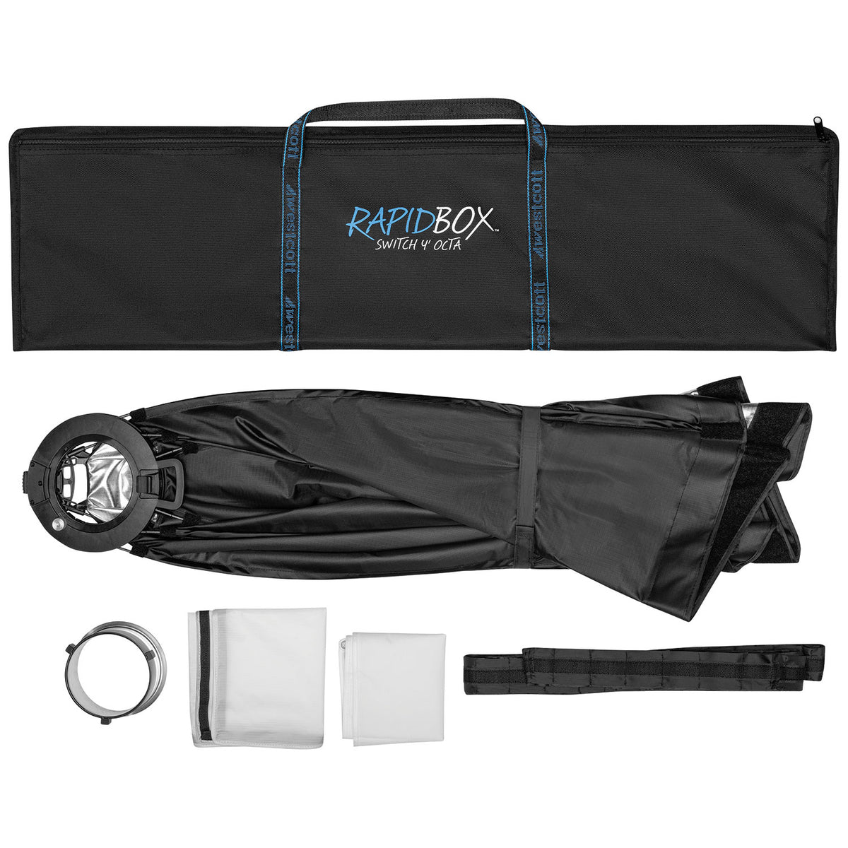 Westcott Rapid Box Switch 4' Octa Fold-Flat Softbox & Grid