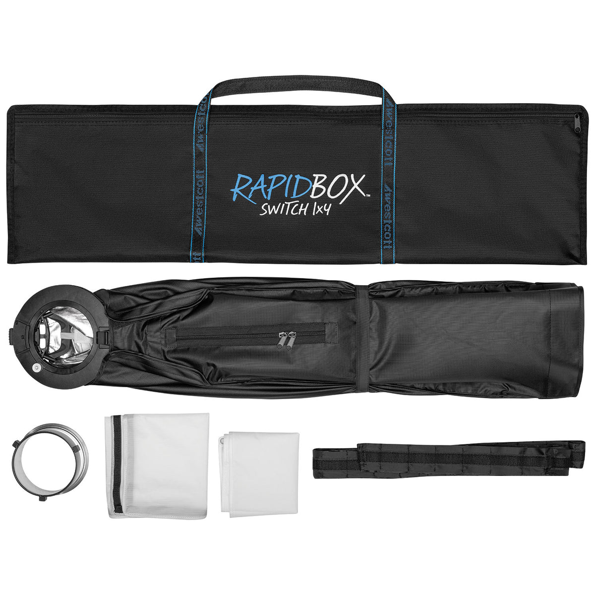 Westcott Rapid Box Switch 1x4 Fold-Flat Softbox & Grid