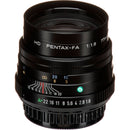 Pentax HD Pentax-Fa 77 mm f / 1,8 Limited (Noir)