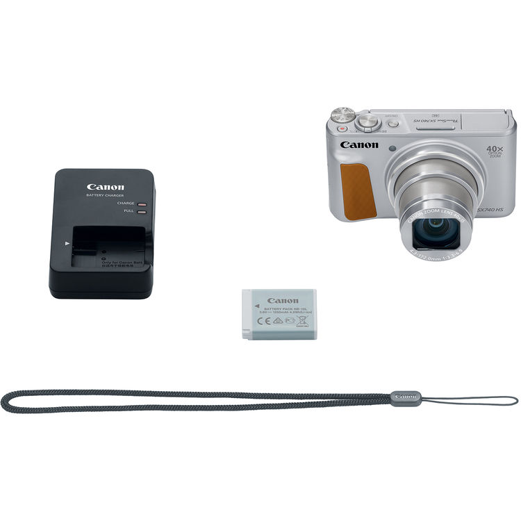 Canon PowerShot SX740 HS Digital Camera (Silver) | ExcellentPhoto.ca