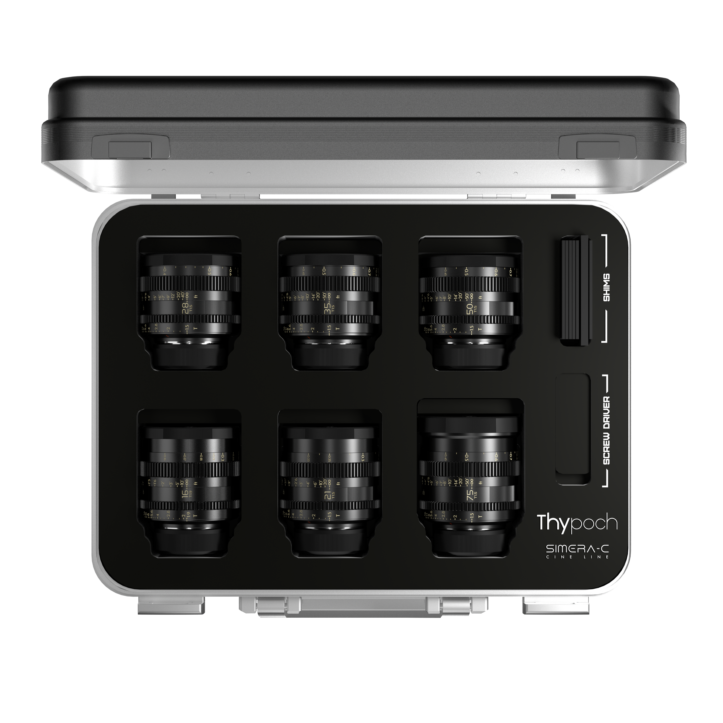 Thypoch Full-frame Cine Lens 6-lens Kit 16/ 21/ 28/ 35/ 50/ 75mm  (Leica M)