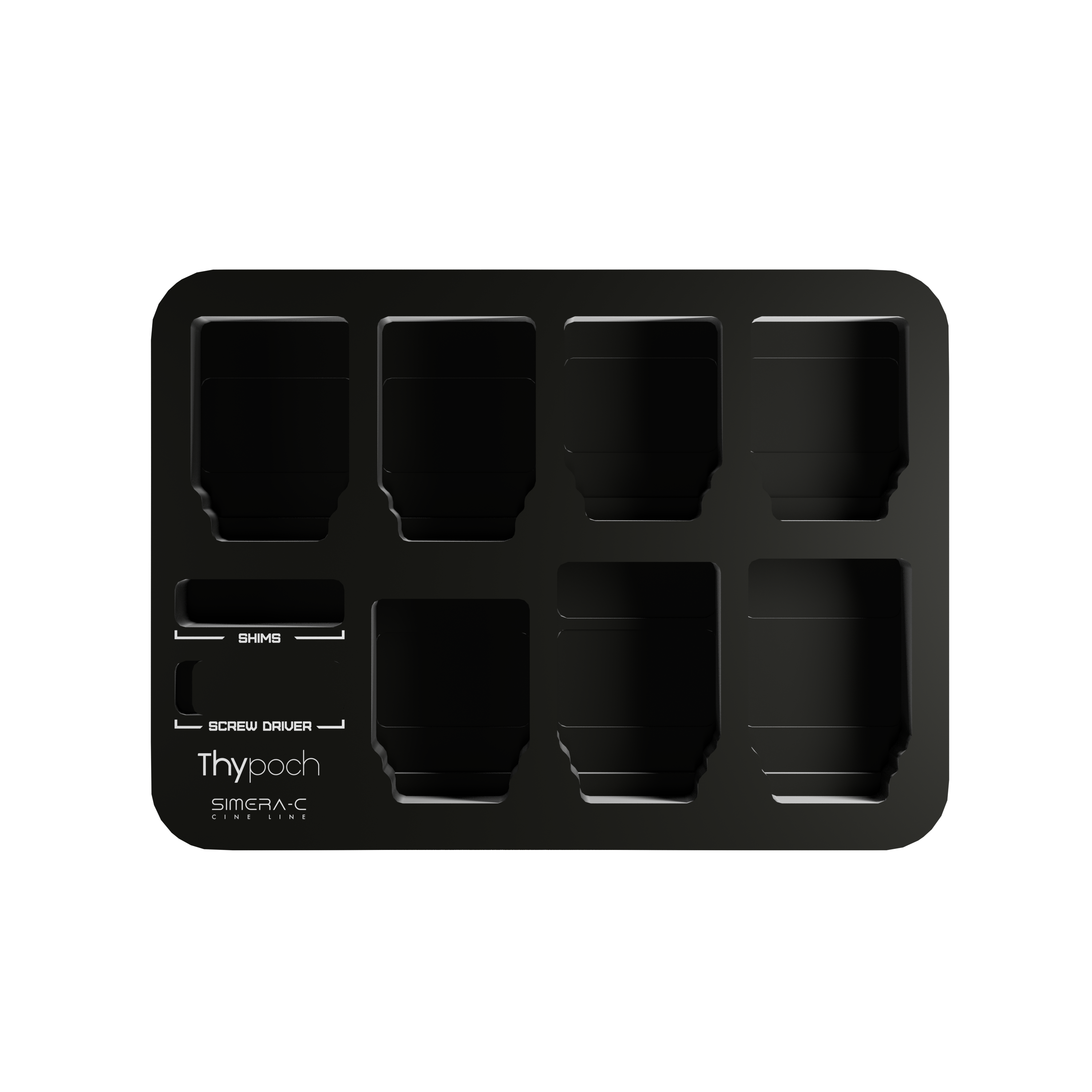 Thypoch custom foam for  Simera-C metal hard case（7 holes）
