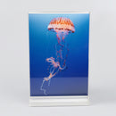 Cadre d'image en table à double face acrylique - Vertical - 5x7