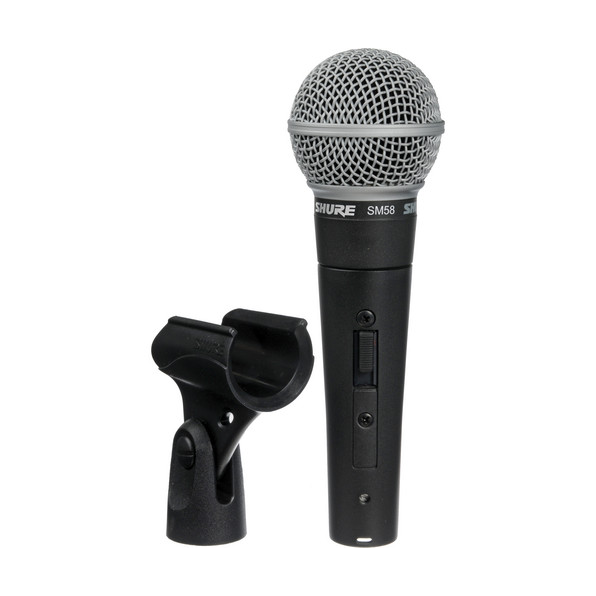 Shure SM58 Handheld Dynamic Microphone with Switch - Cardioid