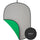 Westcott Collapsible 2-in-1 Gray & Green Screen Backdrop (5' x 6.5')