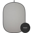 Westcott Collapsible 2-in-1 Gray & Green Screen Backdrop (5' x 6.5')