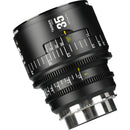 7Artisans INFINTE 35mm T2.1 Ciné Objectif (Canon EF, Noir)