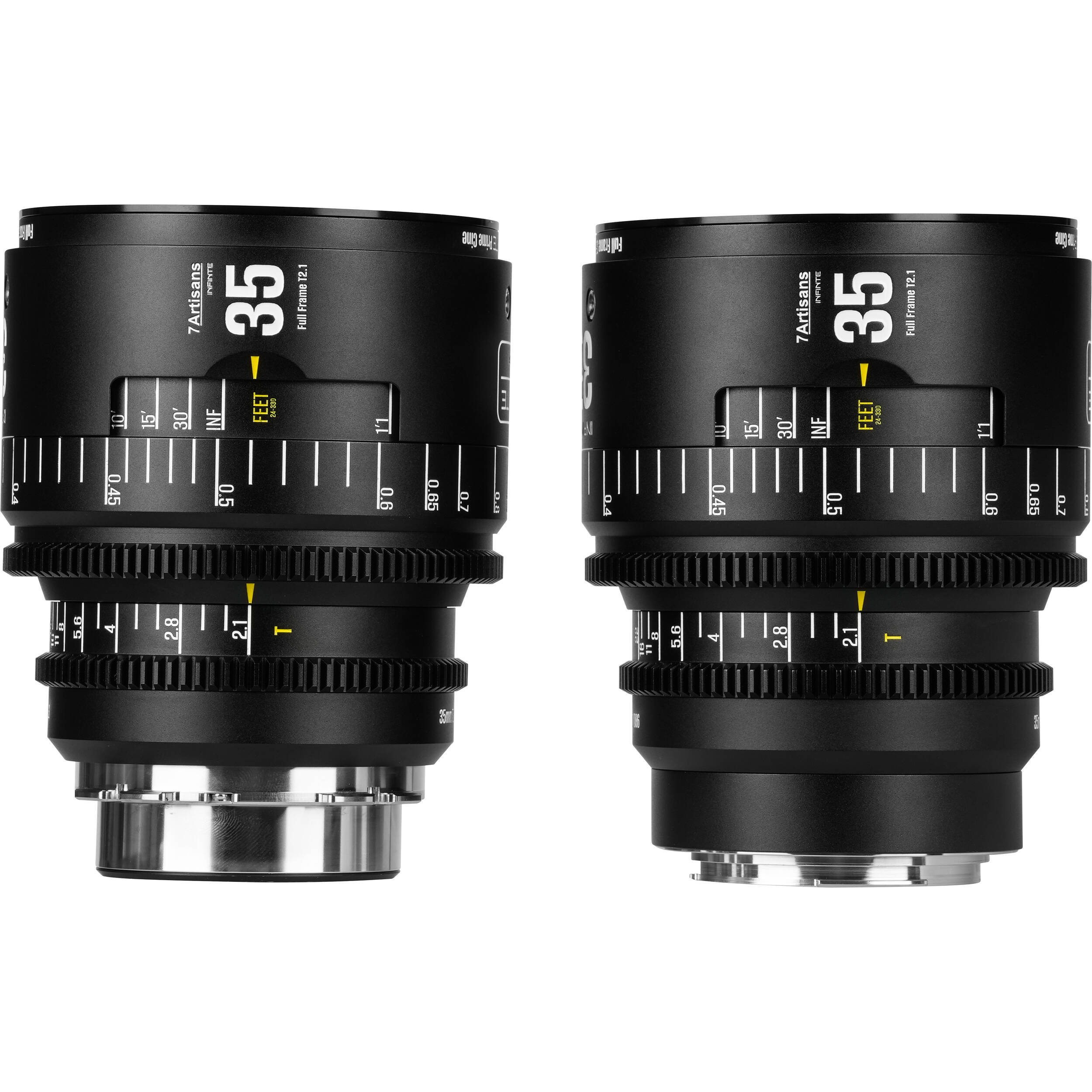 7Artisans INFINTE 35mm T2.1 Ciné Objectif (ARRI PL, Noir)