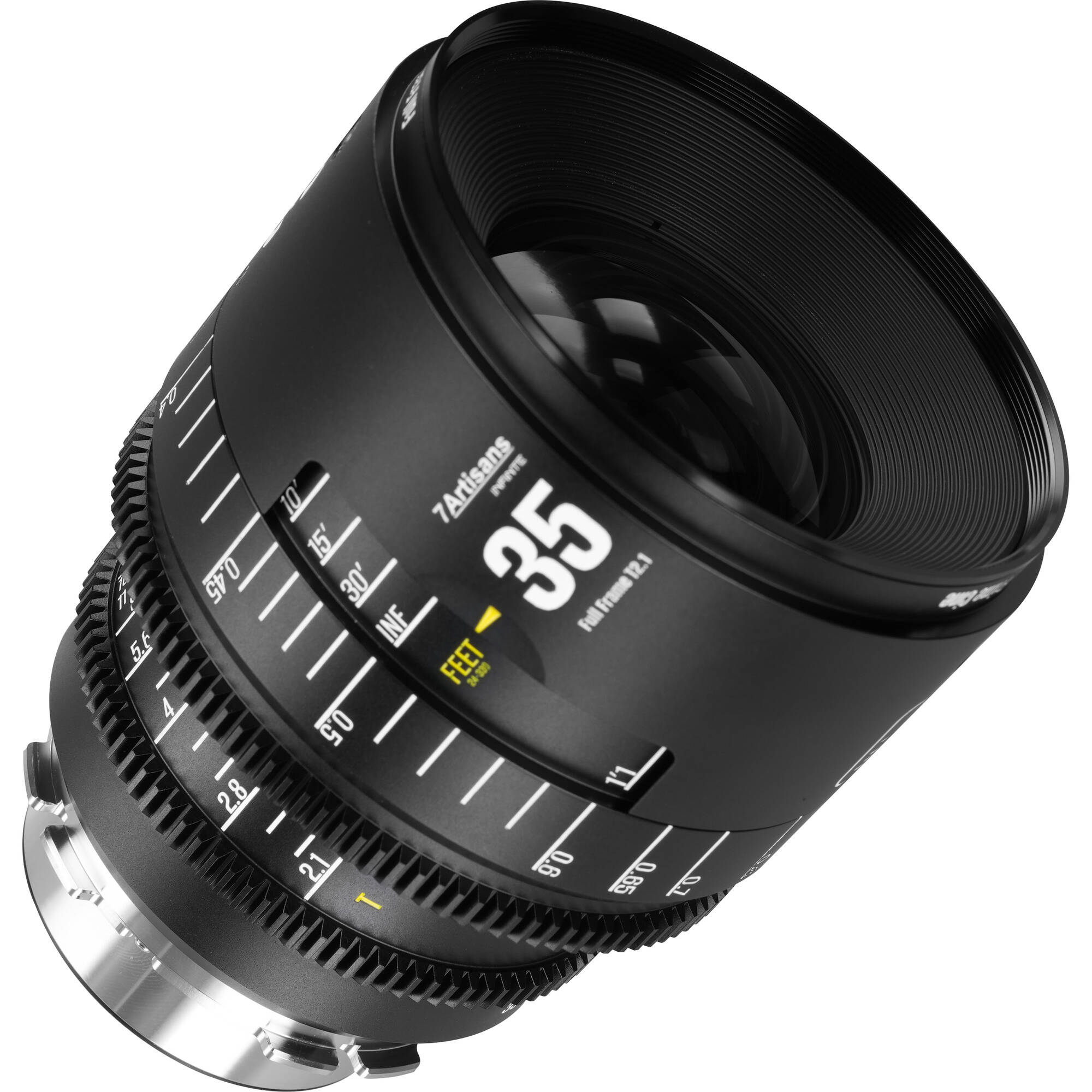 7Artisans INFINTE 35mm T2.1 Ciné Objectif (ARRI PL, Noir)