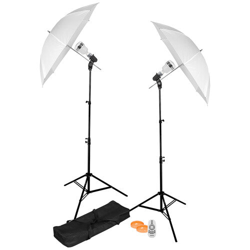 Kit de parapluie à LED à 2 ligh-socle de Westcott