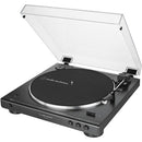 Audio-Technica Consumer AT-LP60XBT-USB-BK entièrement automatique stéréo à deux vitesses avec Bluetooth et USB (noir)