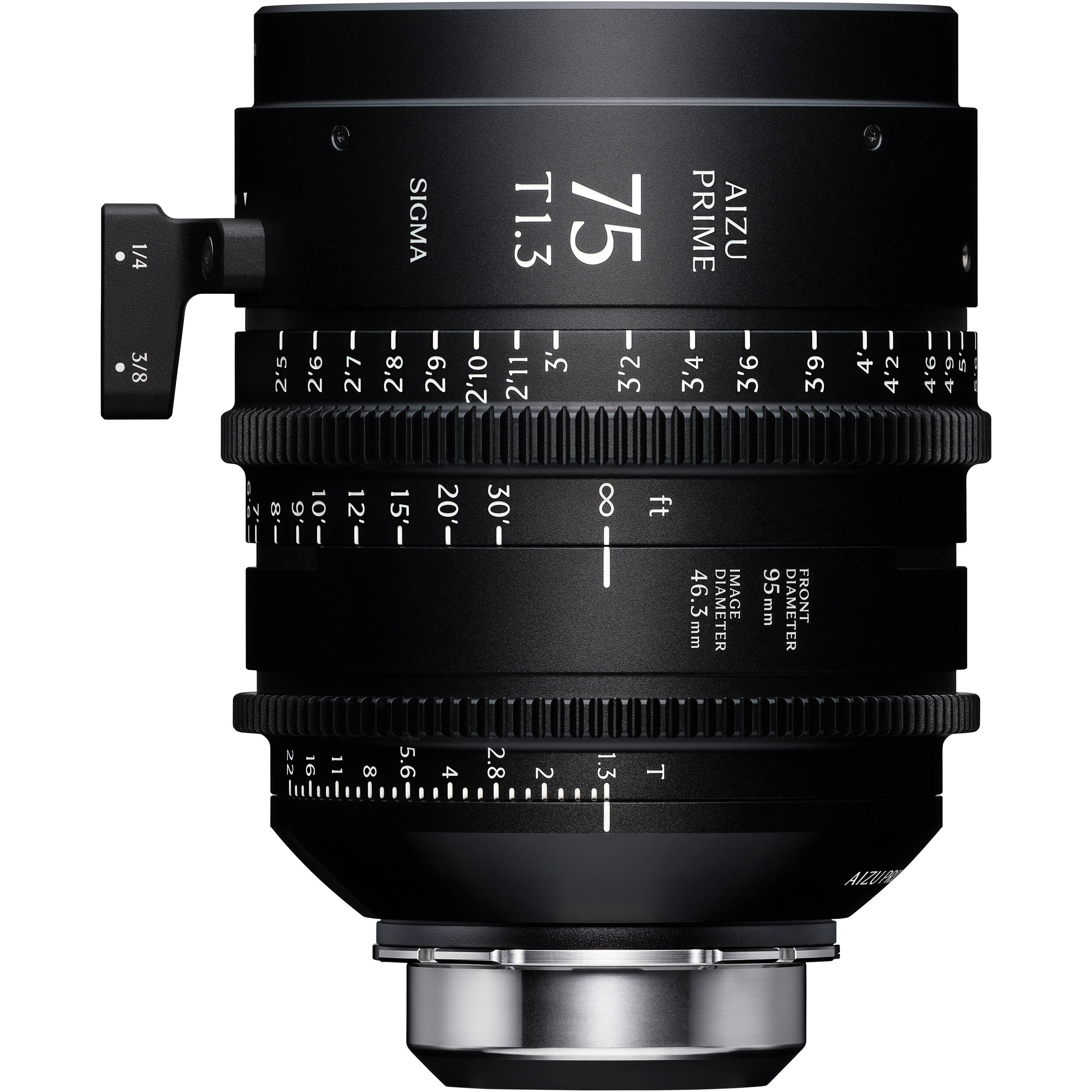 Sigma Aizu Prime 75mm T1.3 LF FL Cinéma Objectif  - Métrique (Sony E)