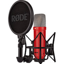 Microphone de condenseur à grand diaphragme de la série NT1 Rode NT1 (rouge)