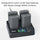 Accsoon TopRig 100W 4-Bay LP-E6 Fast Charger