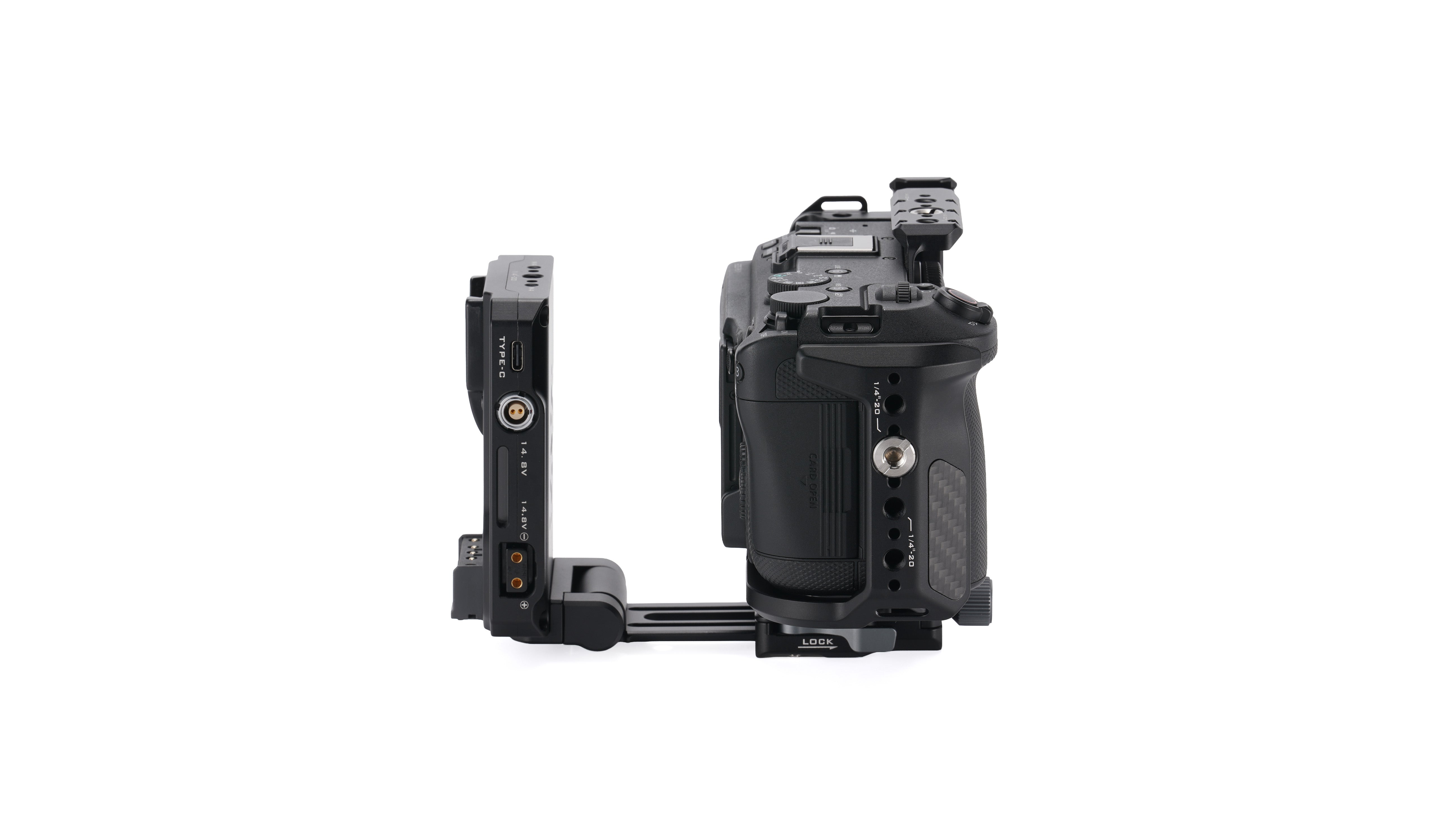 Tilta Camera Cage for Canon R6 V Power Kit - Black