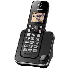 Panasonic KXTGC380B 1 handset Cordless phone- Open Box