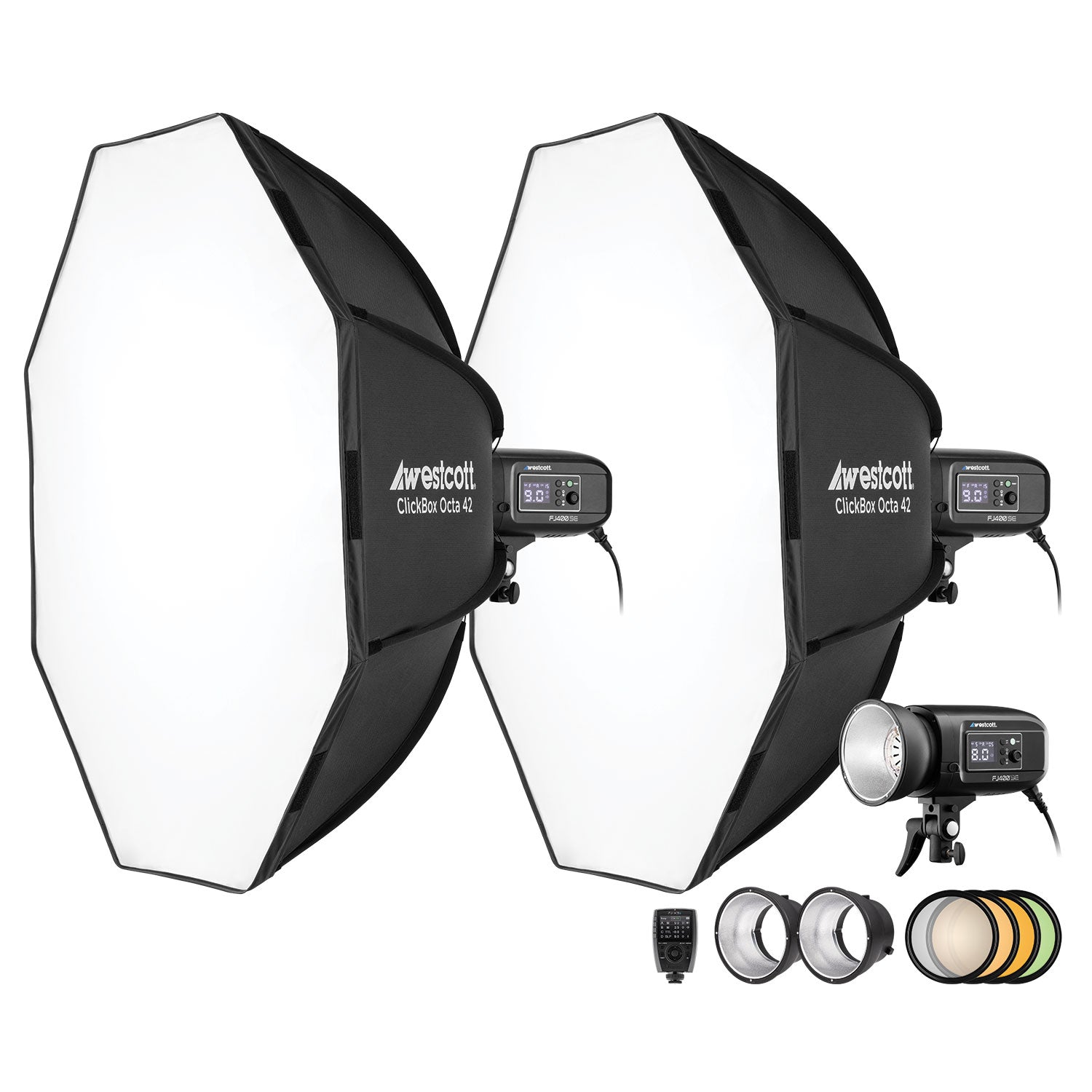 Westcott Kit stroboscopique FJ400-SE 3-LIGHT avec déclencheur sans fil FJ-X3 pour les caméras Sony (110V)