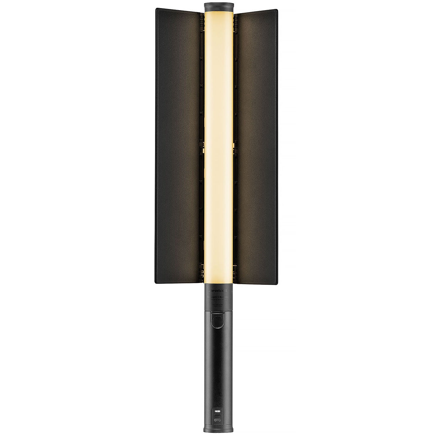 Westcott Lumière de glace 3 Lumière à tube à LED bi-couleur (1,5 ', kit de poignée de batterie et de bar)