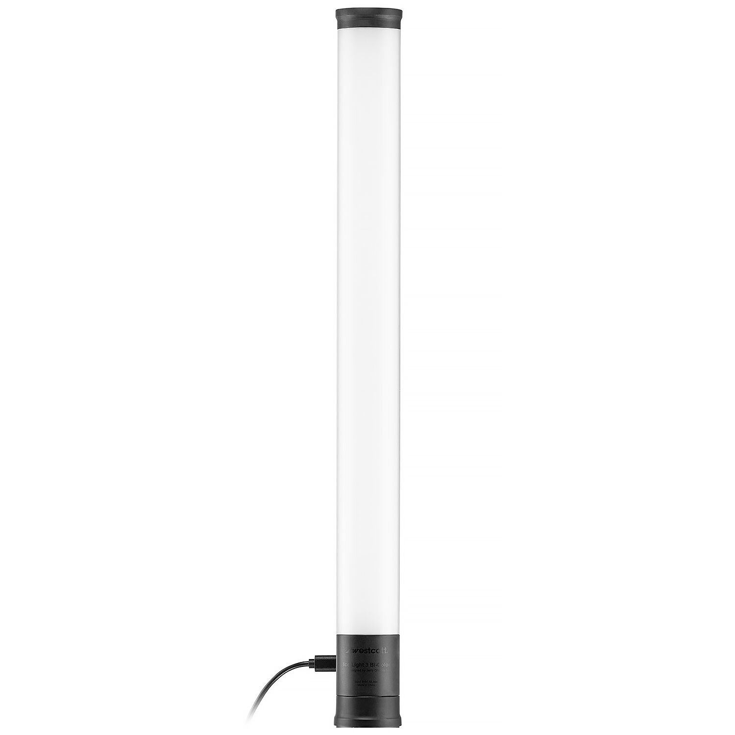 Westcott Lumière de glace 3 Lumière à tube à LED bi-couleur (1,5 ', kit de poignée de batterie et de bar)