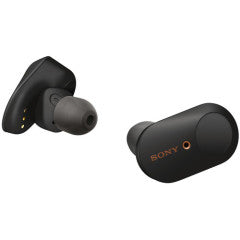 Sony WF-1000XM3 True Wireless Noise-Canceling In-Ear Earphones with Mic Black- Open Box